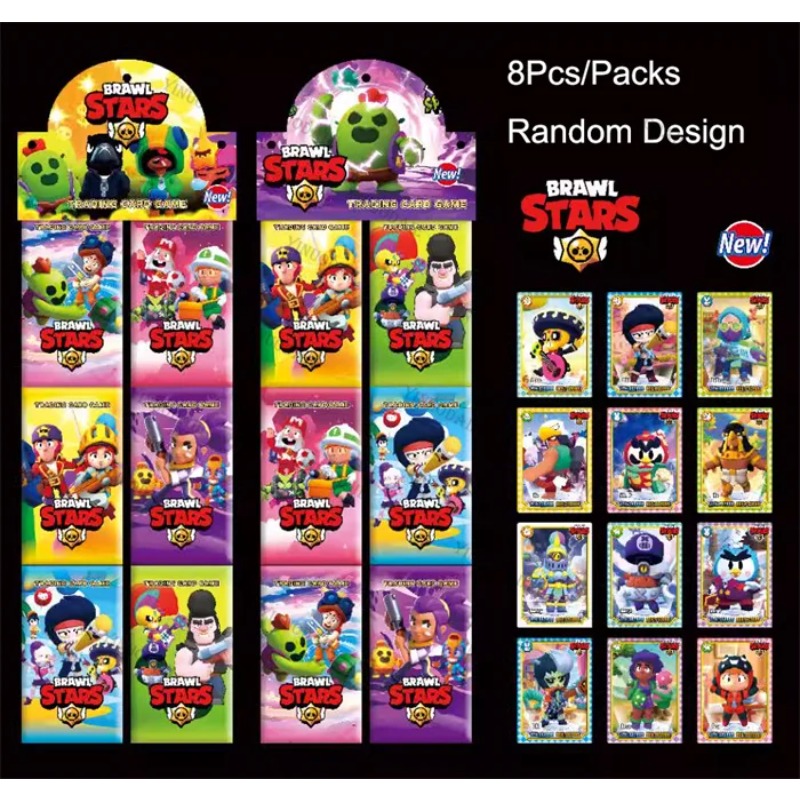 Board Game Anak - Cartas Colecionáveis Aleatórias Anime Brawl Stars