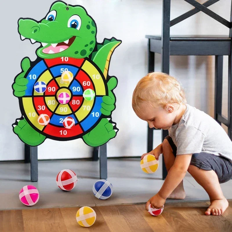 Board Game Anak - Jogos educativos dardo placa stickey bola