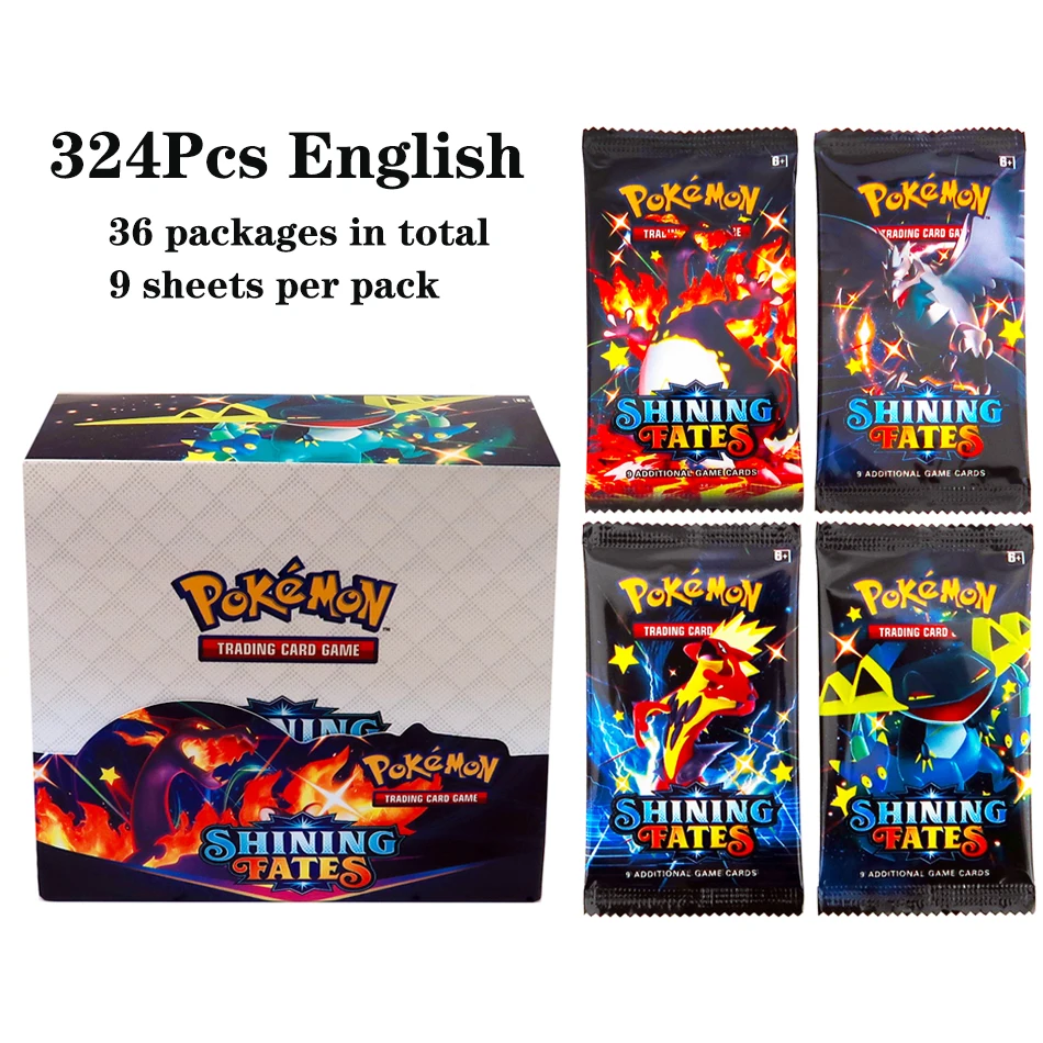 324 pçs/caixa pokemon tcg: bri - Board Game Movie avaliação e preço