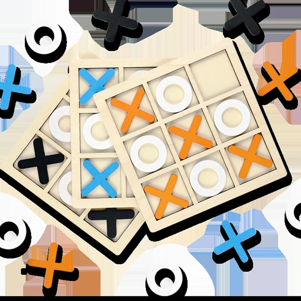 Jogo de madeira xo tic tac toe - Board Game Anak avaliação e preço