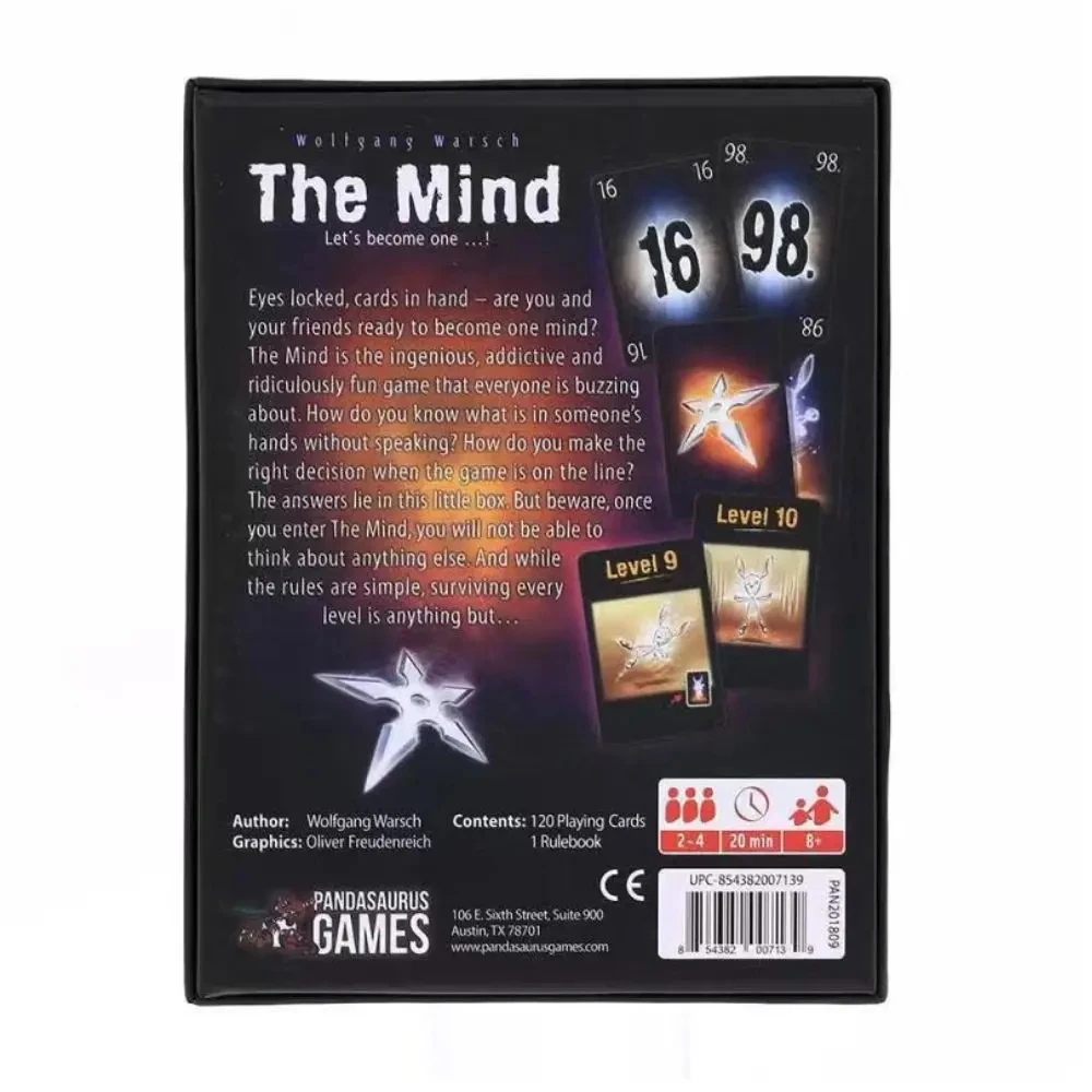 NOVO Jogo de Cartas The Mind,  - Board Game Is avaliação e preço