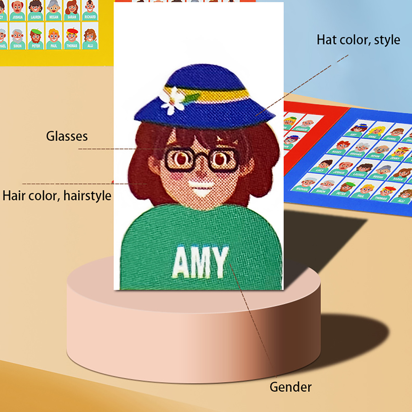 Família indivinhando jogo de t - Board Game Anak avaliação e preço