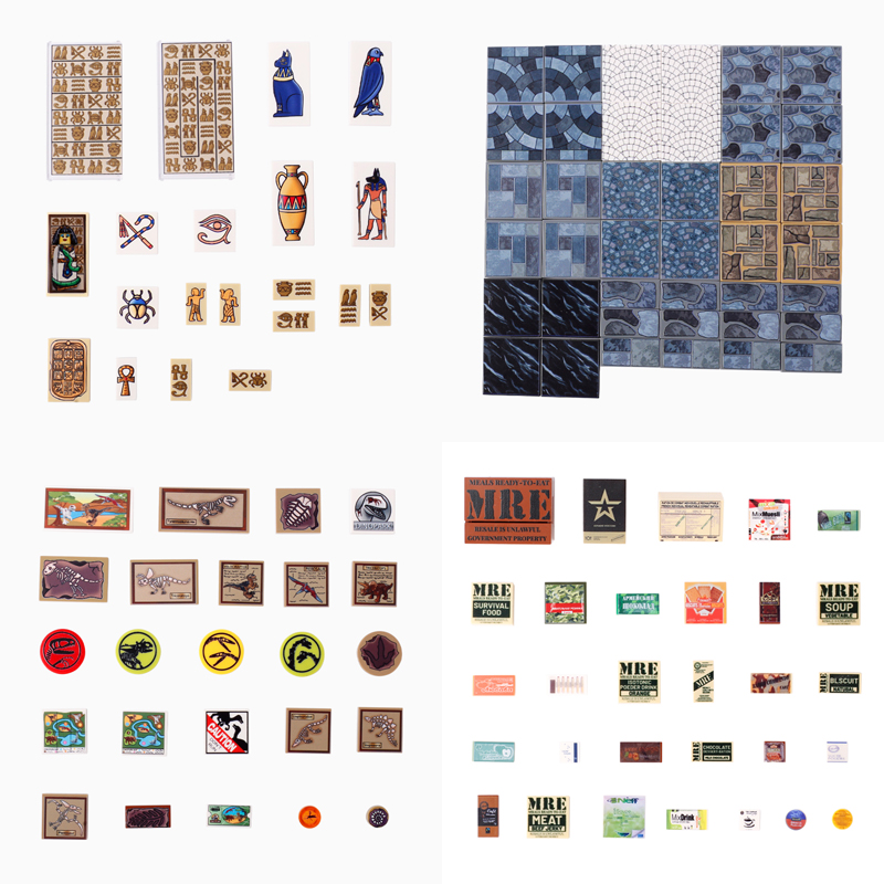DIY Mini Printed Building Bric - Board Game Ww2 avaliação e preço