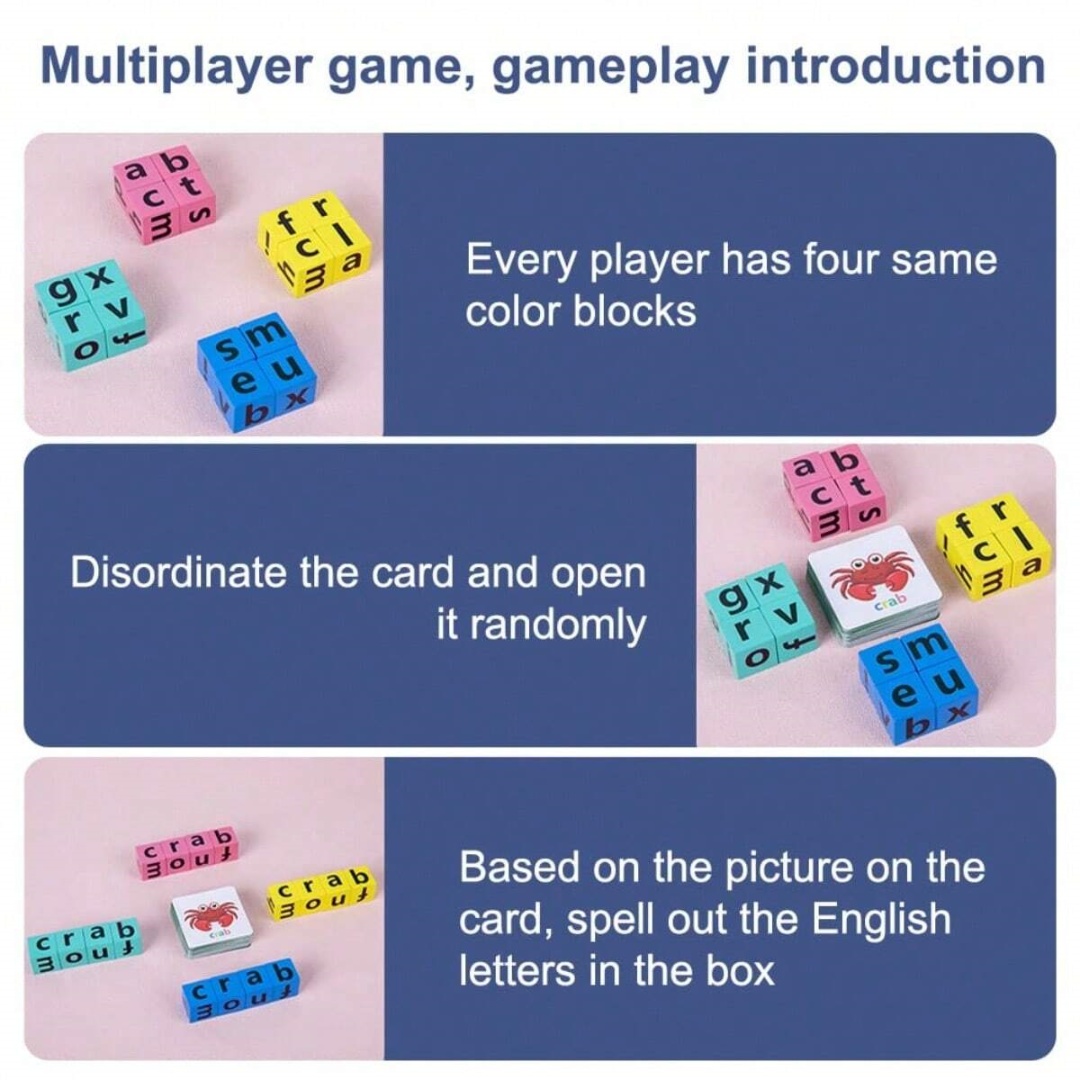 Jogo de Tabuleiro de Soletrar  - Board Game Anak avaliação e preço