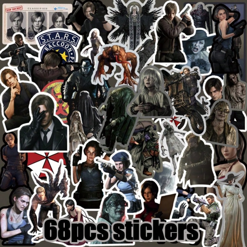 Conjunto de Adesivos Impermeáv - Board Game Resident Evil avaliação e preço