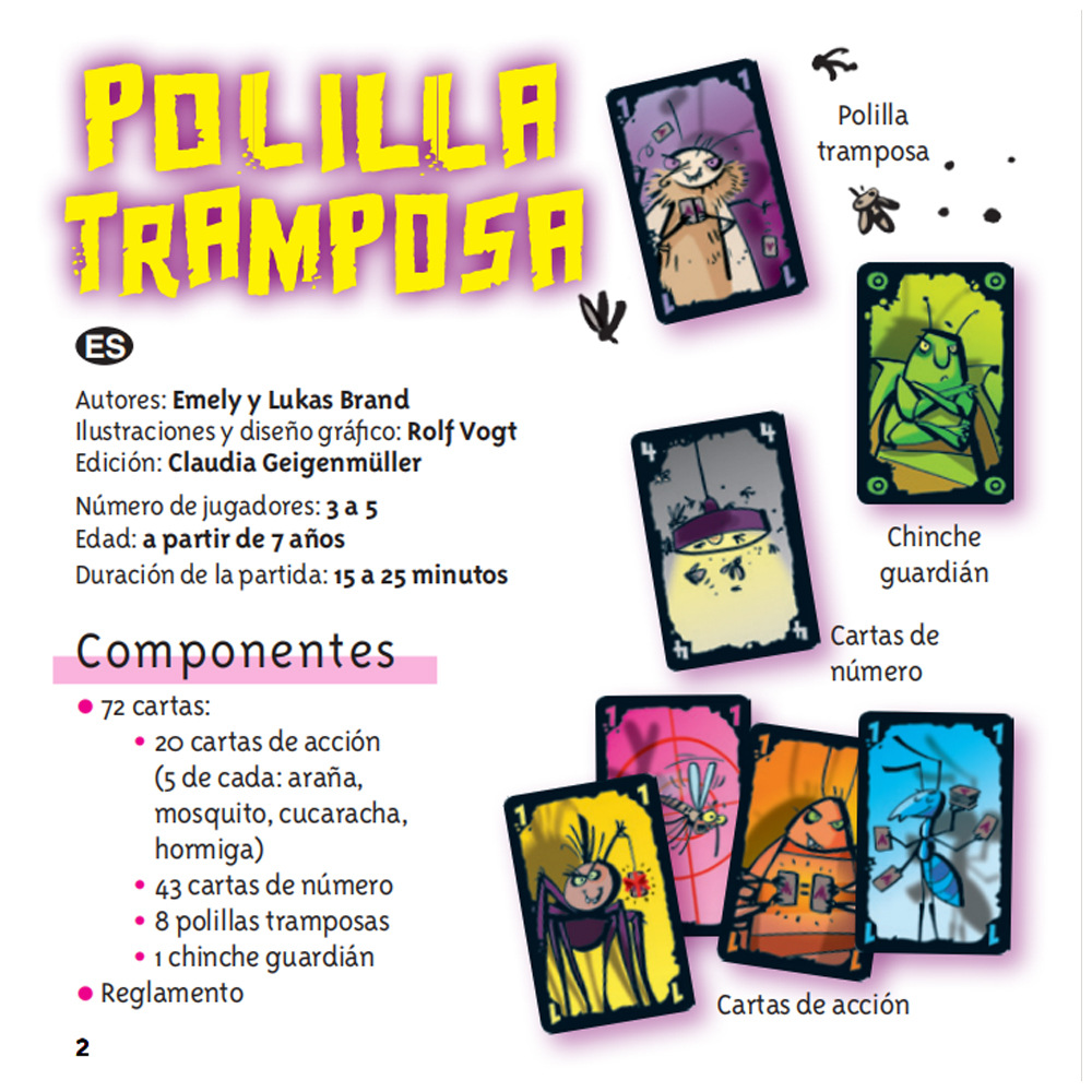 Polilla Tramposa Español Jogo  - Board Game Word avaliação e preço