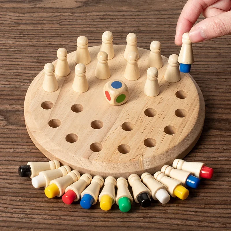 1PC Jogo de Memória de Madeira - Board Game Word avaliação e preço
