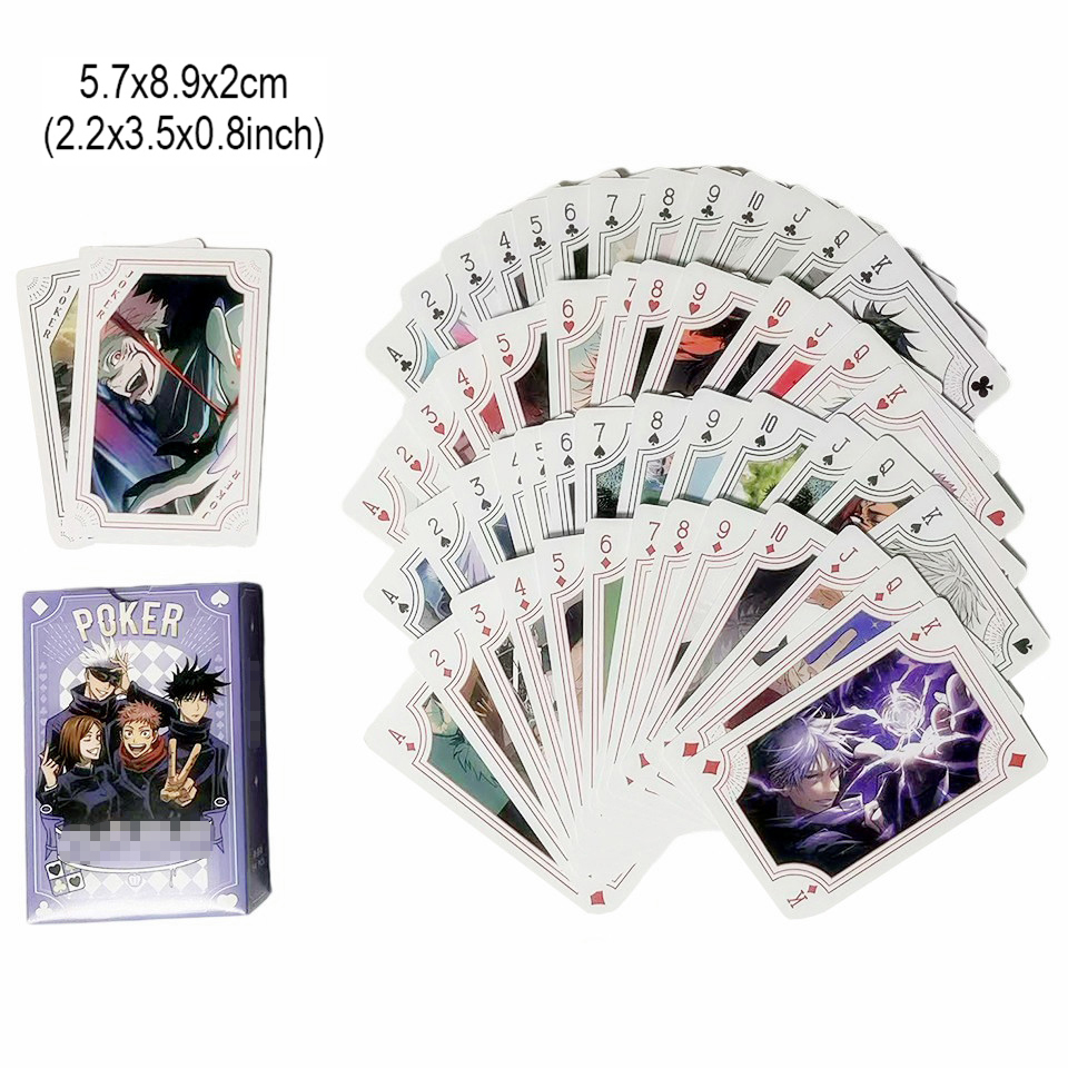 Cartas de Poker Jujutsu Kaisen - Board Game Anak avaliação e preço