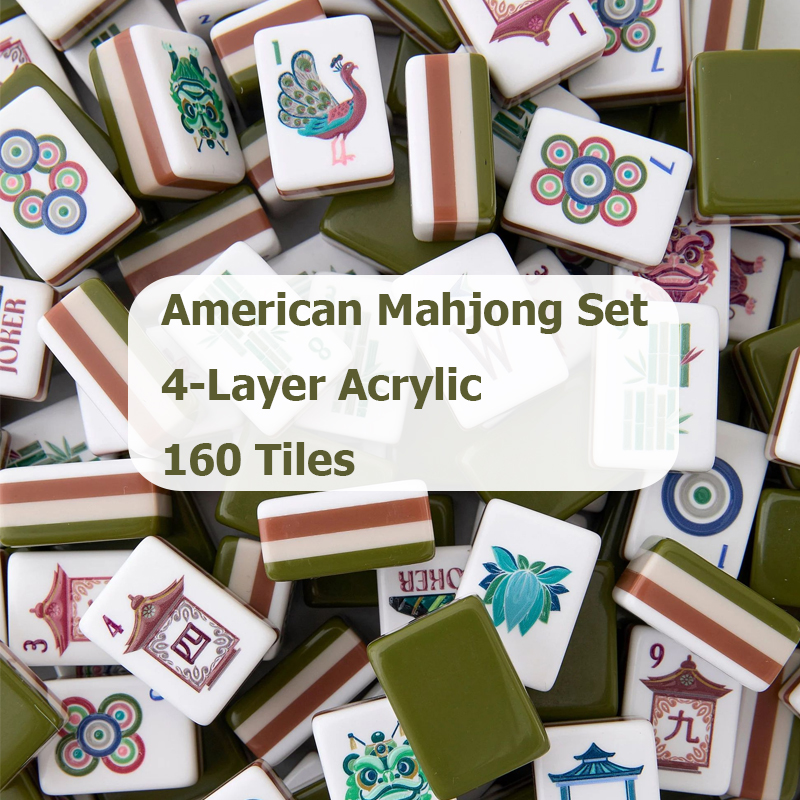 Conjuntos de Mahjong Americano - Board Game Mahjong avaliação e preço