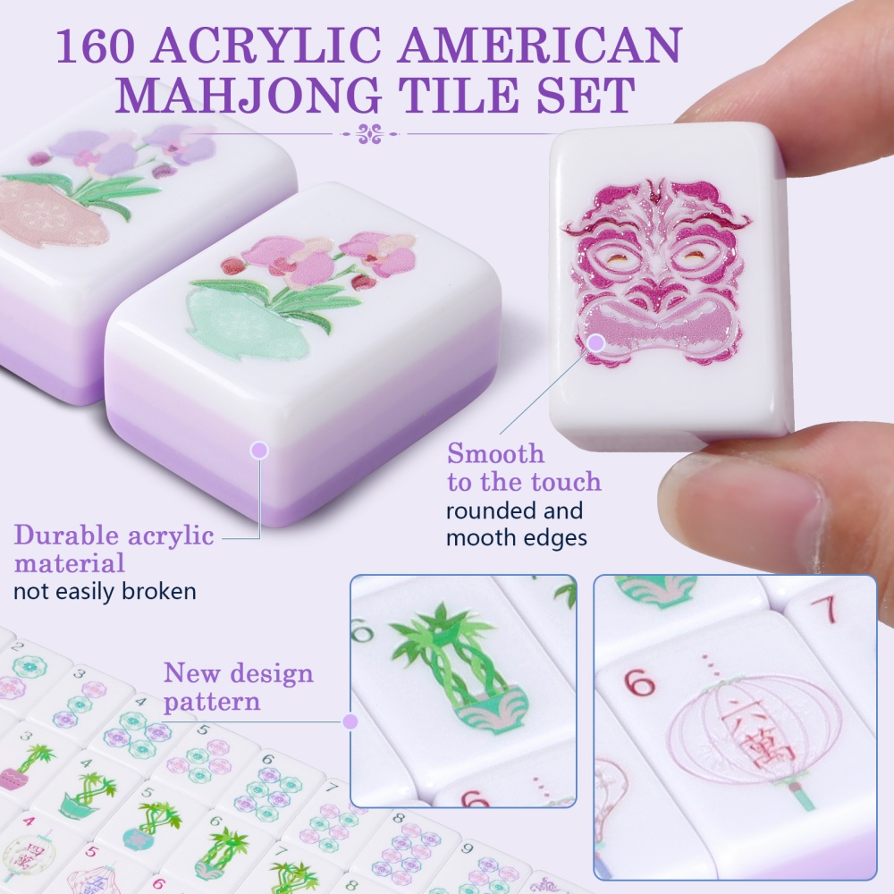 Conjunto de Mahjong Americano  - Board Game Mahjong avaliação e preço