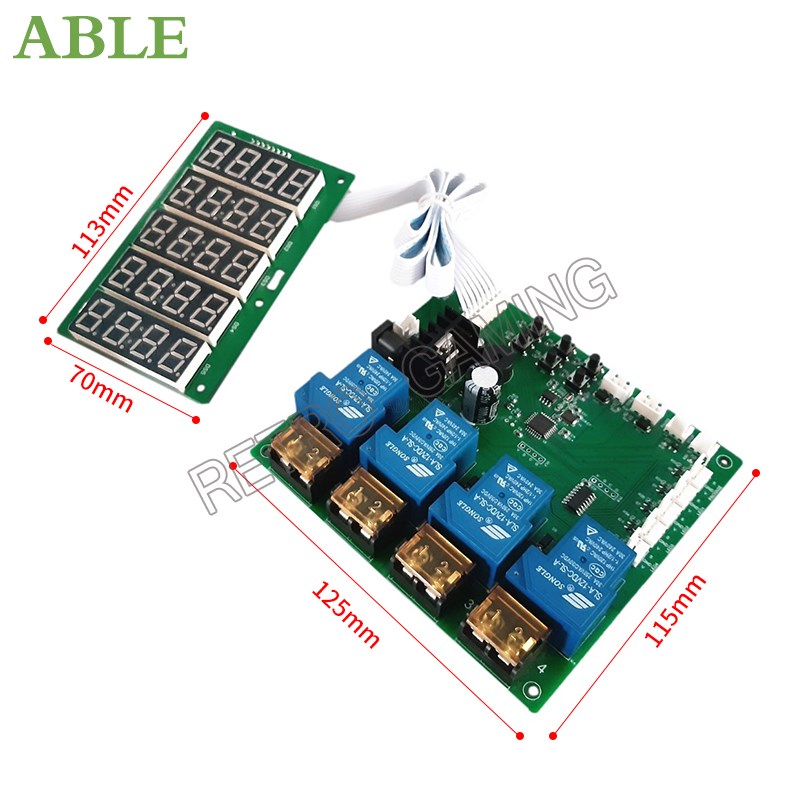JY-215 contador embutido 4 can - Board Game Impostor avaliação e preço