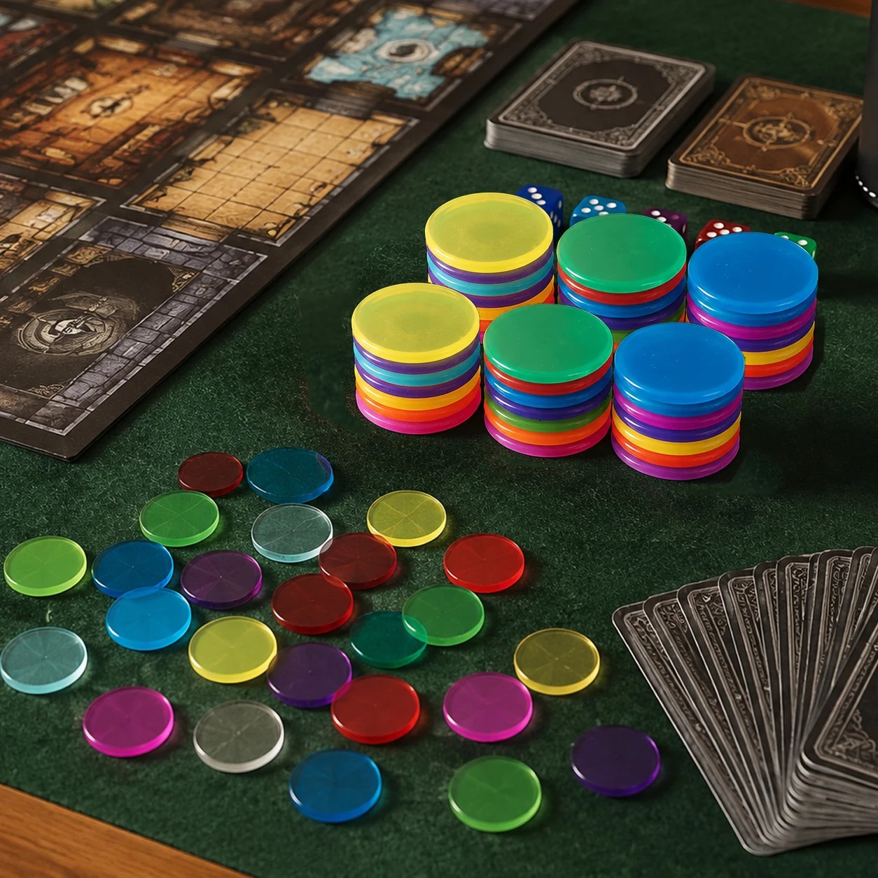 100/300 Peças de Fichas Plásti - Board Game Impostor avaliação e preço